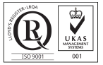 Lloyd's Register LRQA - Certyfikat zatwierdzenia ISO 9001:2015 - Handel krajowy i zagraniczny metalami, żelazostopami, stopami metali, surowcami i odczynnikami chemicznymi oraz wyrobami stalowymi. Magazynowanie i prowadzenie składu celnego na terenie przedsiębiorstwa.